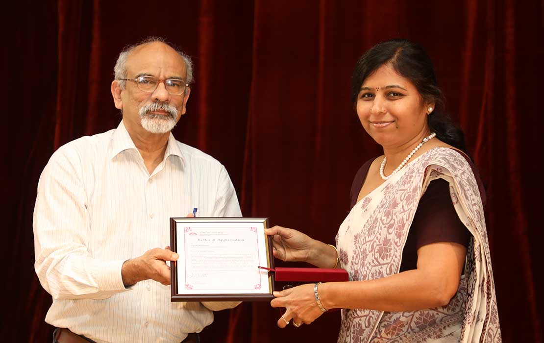 Prof. Haritha Saranga, faculty from the Production & Operations Management area, on completing 10 years at IIMB.