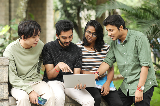 IIMB student at campus