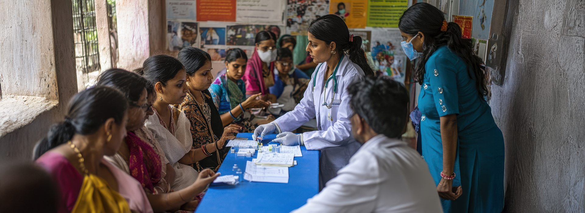 Nurses Doctors India Administering 