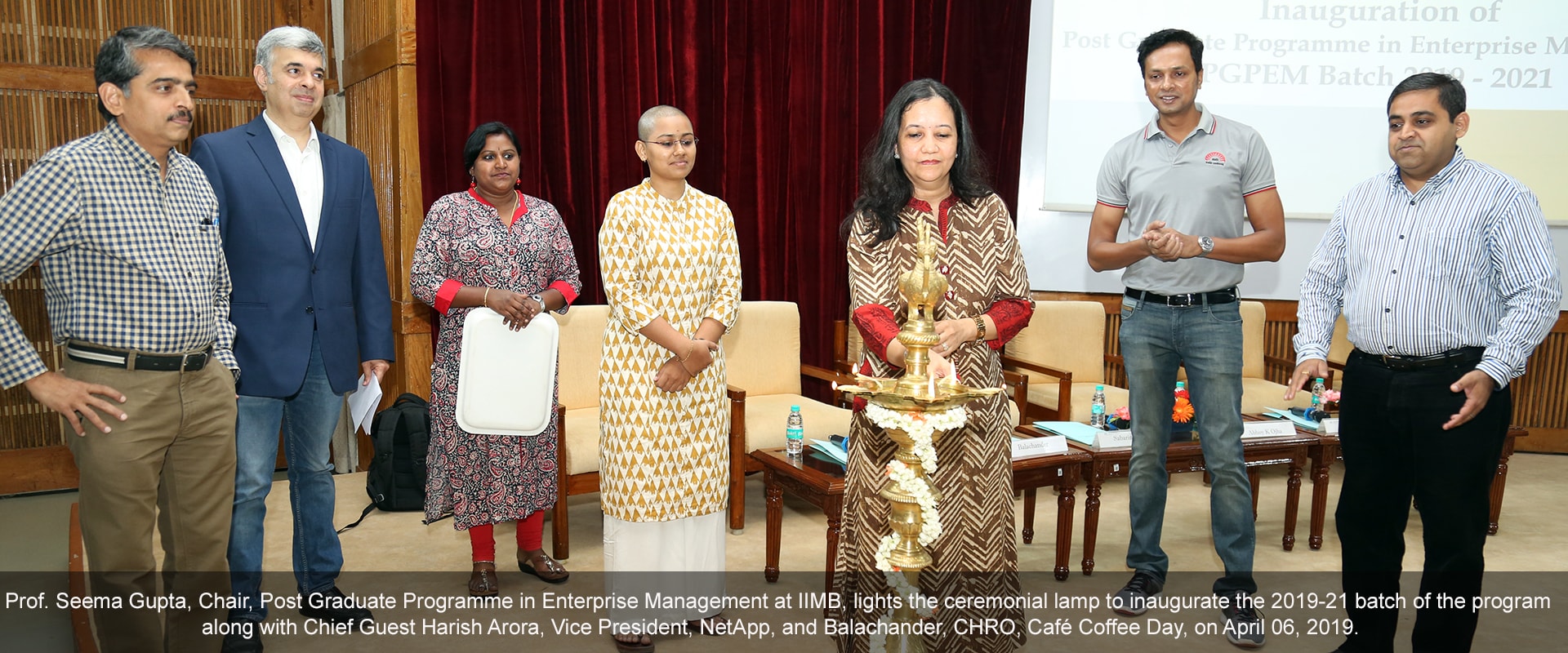 PGPEM 2019-21 at IIMB gets off to a start on April 06 with 76 participants
