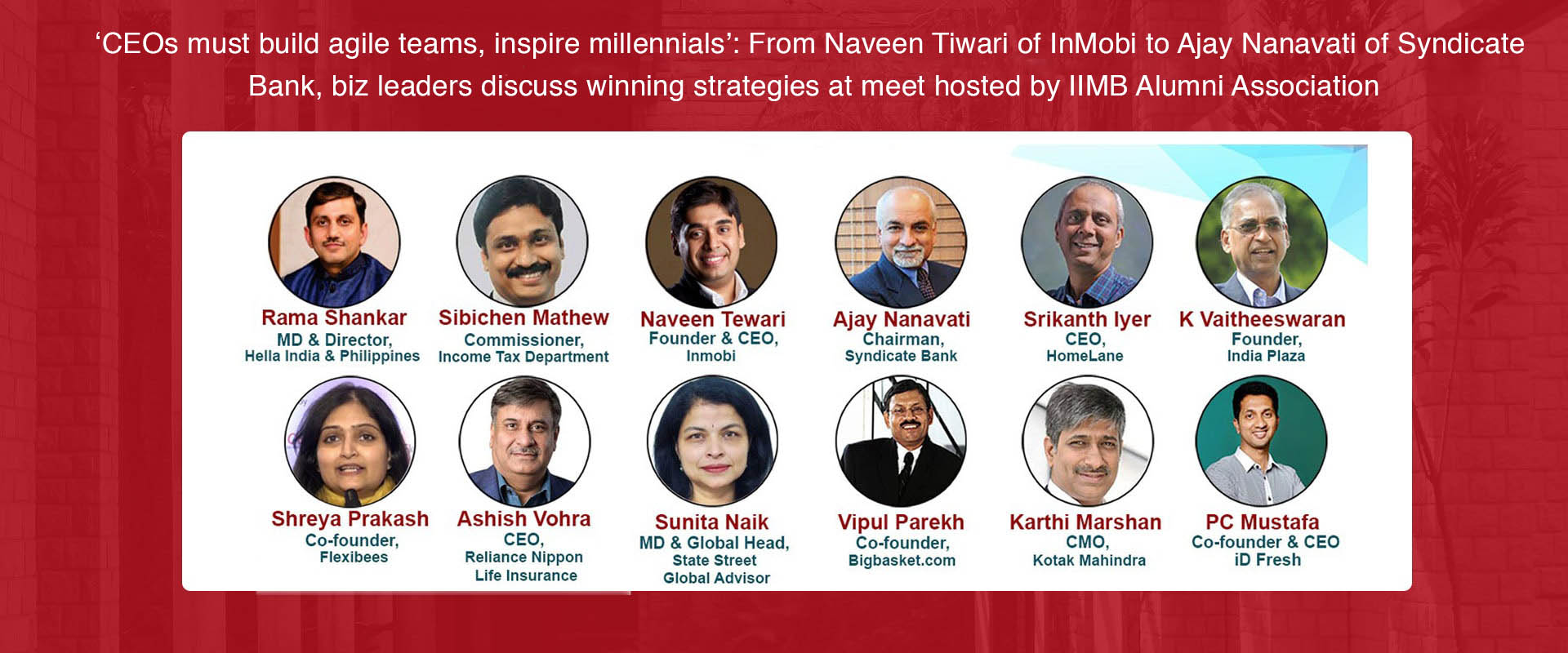 CEO Conclave at IIMB on Sep 28