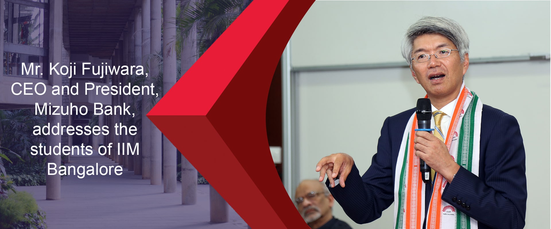 Mizuho Bank Chief visits IIMB