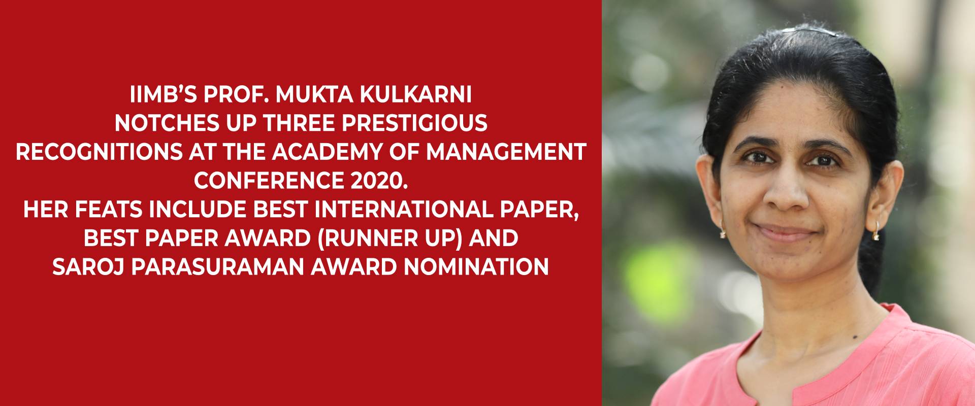 Prof. Mukta Kulkarni