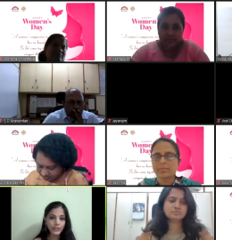 IIMB's Human Resources Department and Staff Recreation Club organize virtual talk on 'Financial Independence for Women' as part of Women's Day celebrations