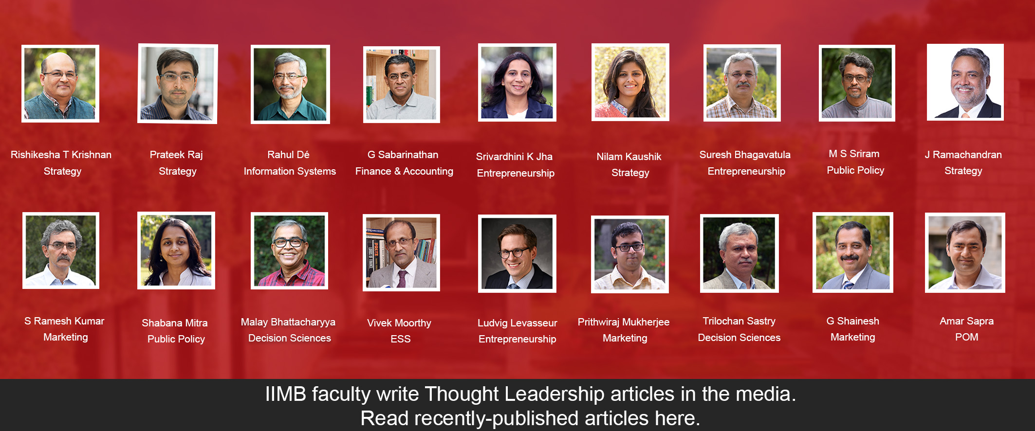 IIMB Faculty Article