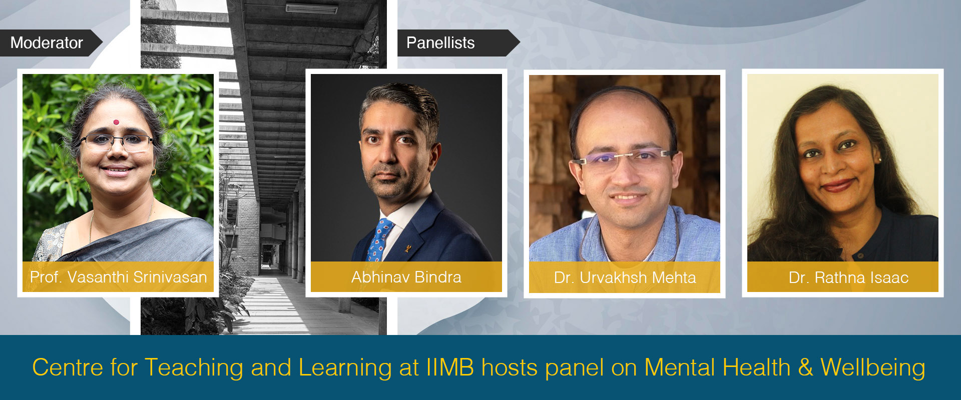Centre for Teaching and Learning at IIMB hosts panel on Mental Health & Wellbeing