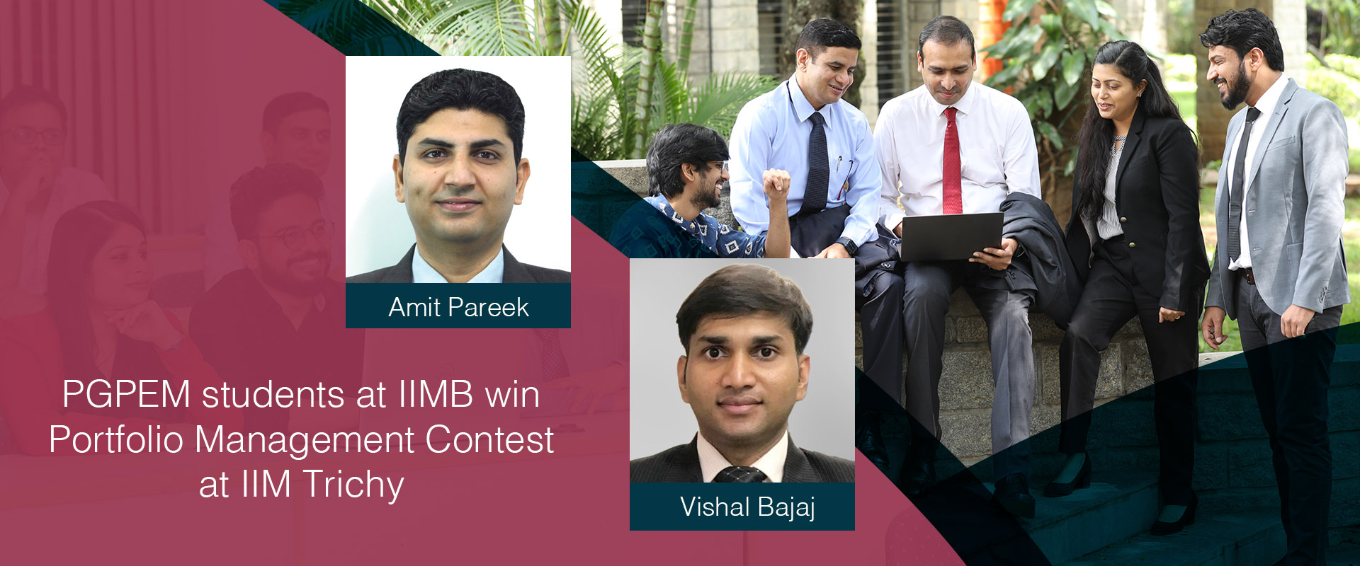 PGPEM students at IIMB win Portfolio Management Contest at IIM Trichy