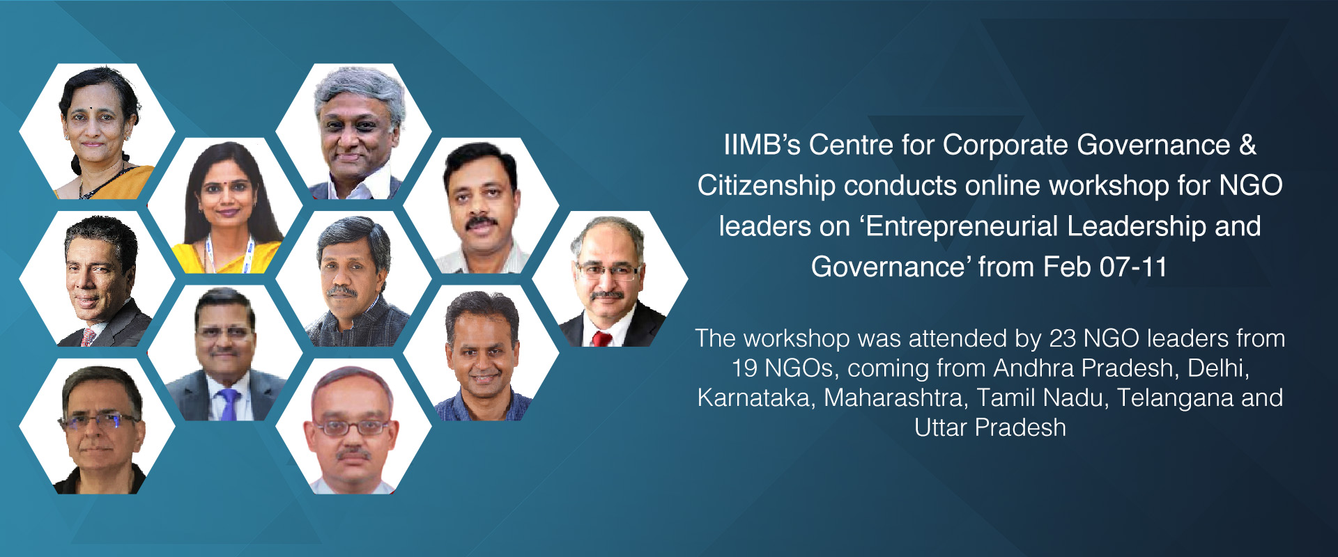 NGO leaders on ‘Entrepreneurial Leadership and Governance’ 