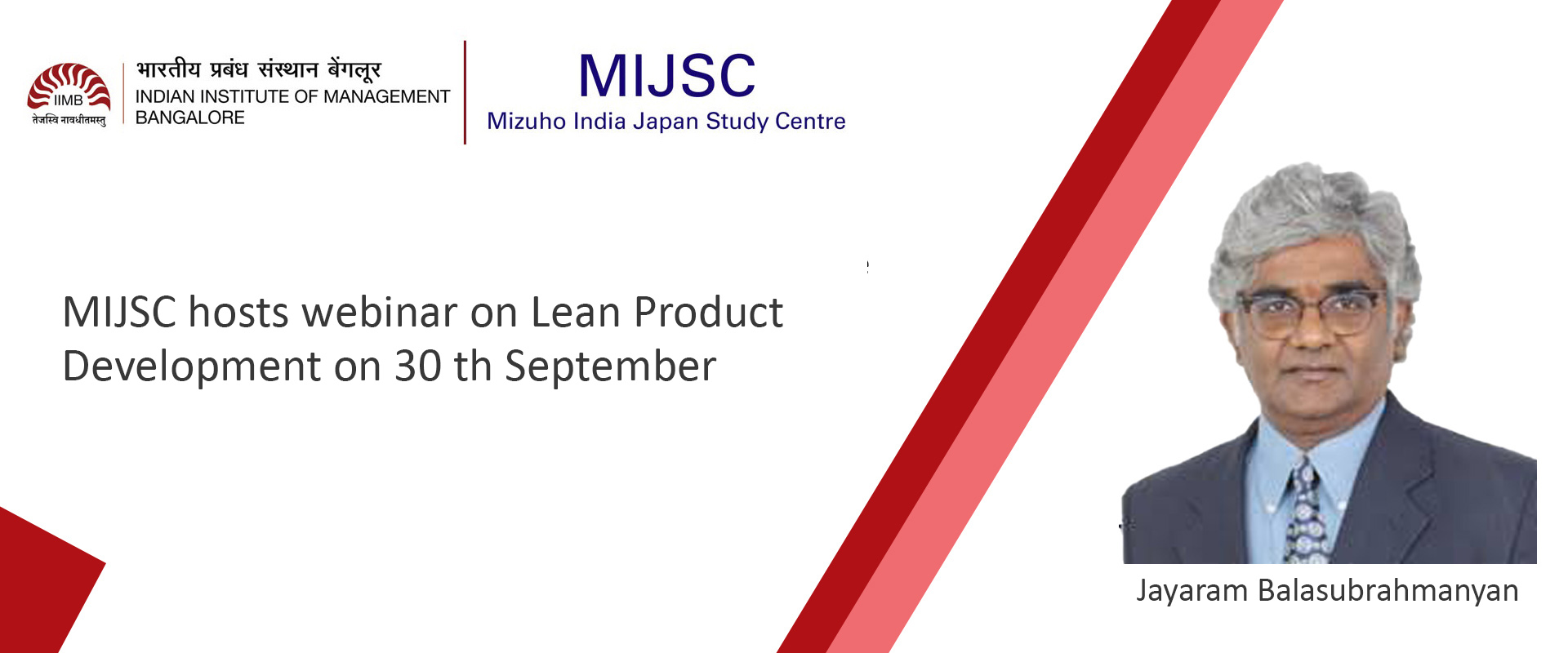 Developing Products the Lean Way: Counterintuitive Learnings for Industry’ on 29th September