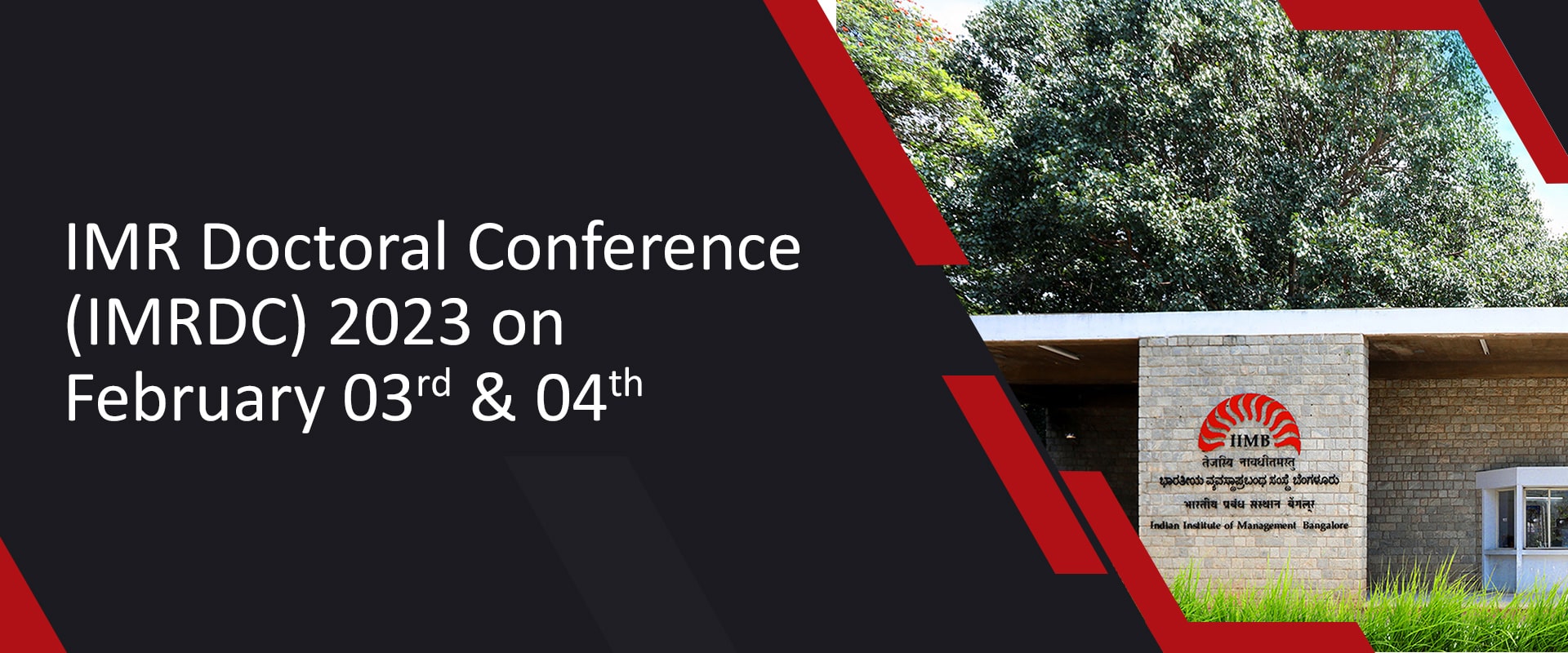 IMR Doctoral Conference (IMRDC) 2023