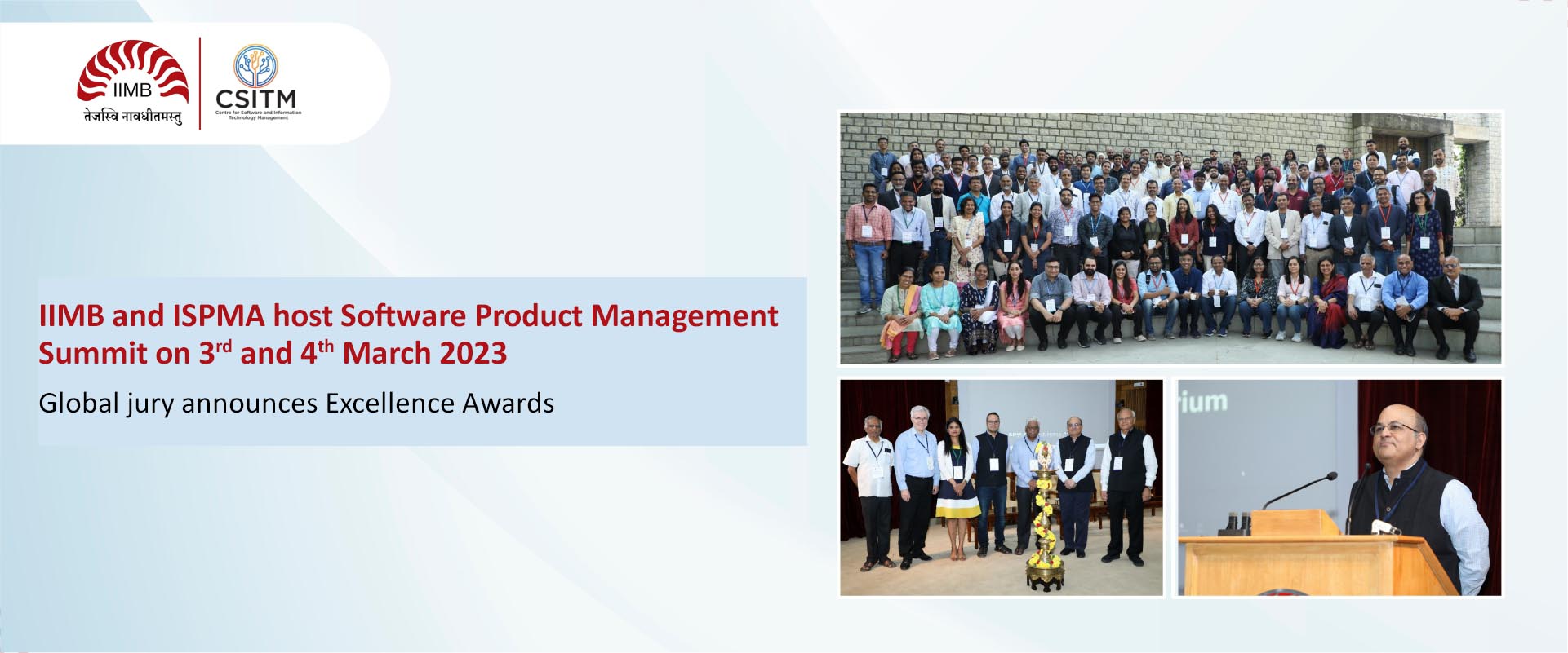 IIMB and ISPMA host Software Product Management Summit