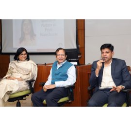 Corporate leaders address students at IIMB as part of OB&HRM course