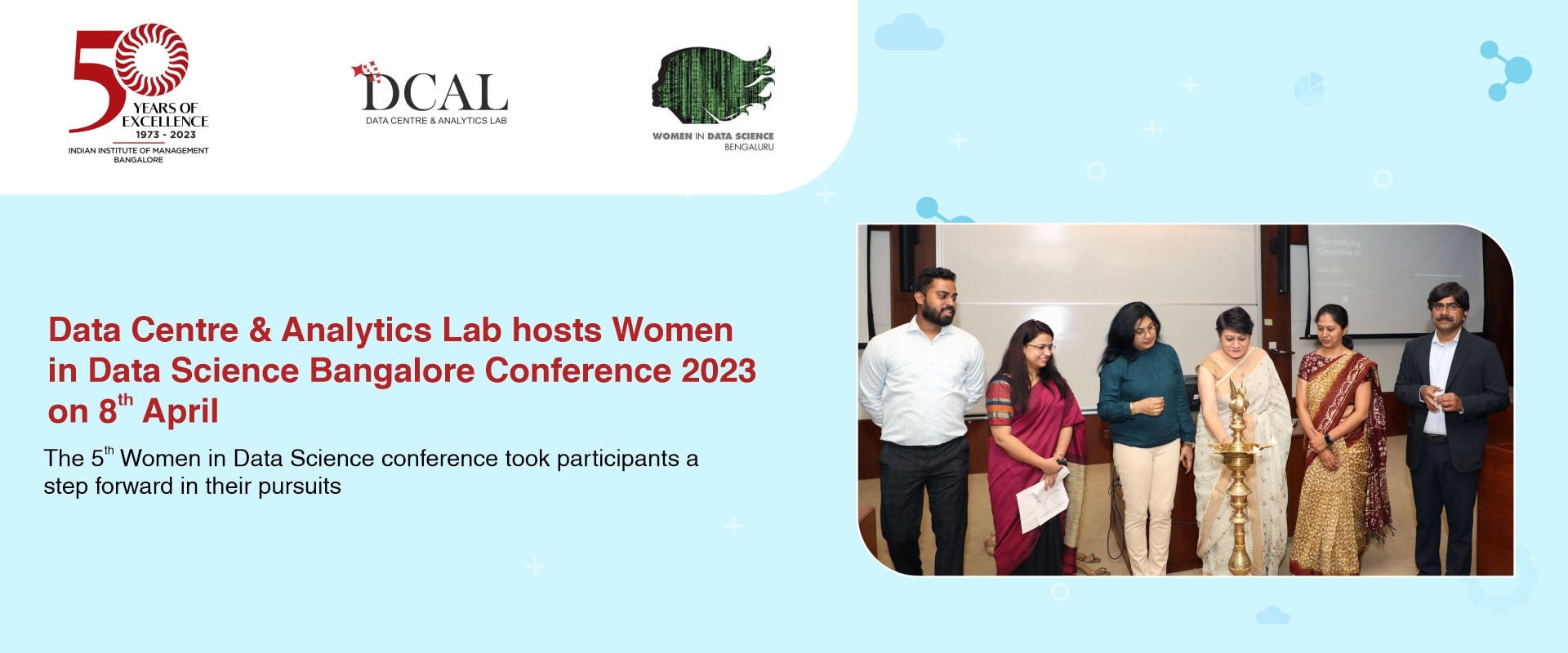 Data Centre & Analytics Lab hosts Women in Data Science Bangalore Conference 2023 on 8th April