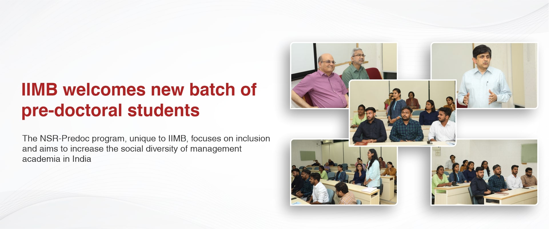 IIMB welcomes new batch of pre-doctoral students