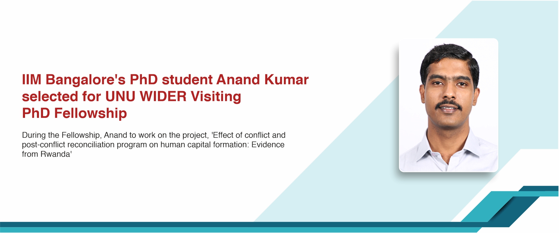 PhD Student Anand Kumar 