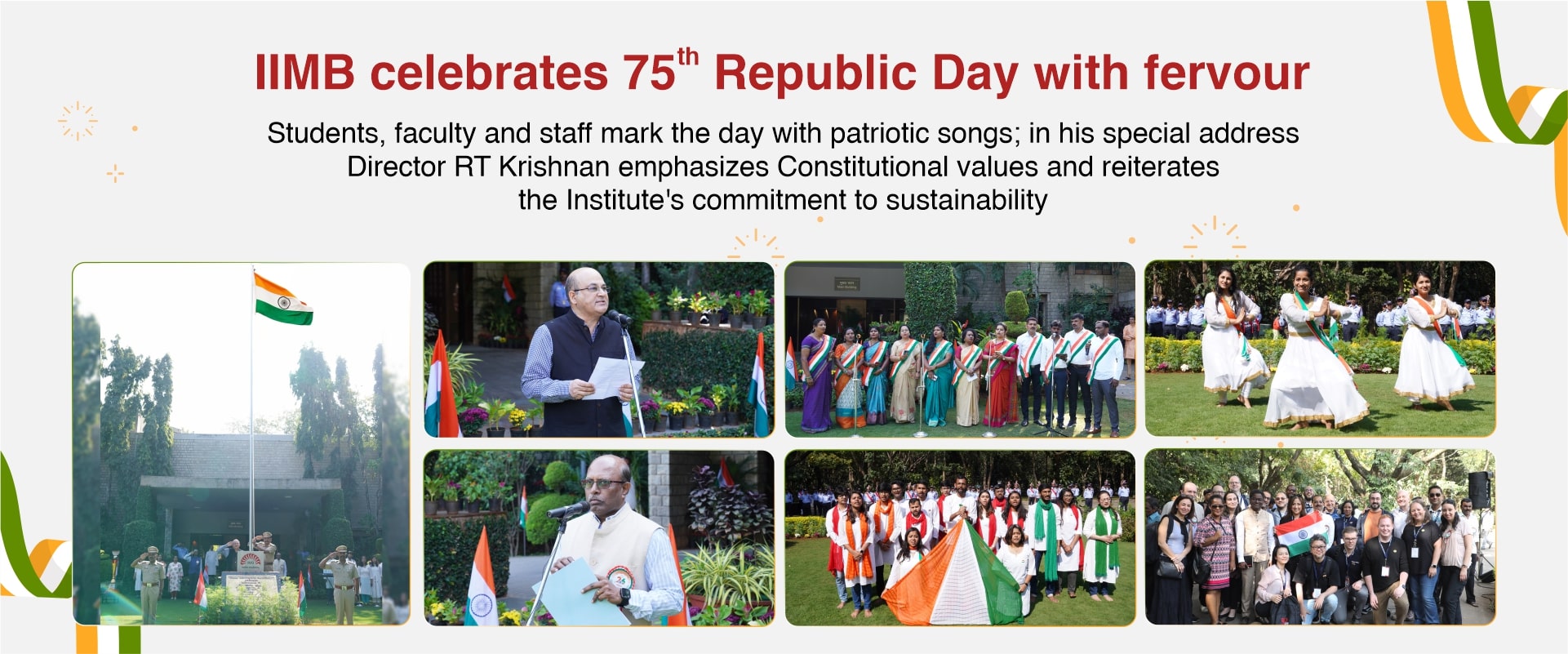 IIMB celebrates 75th Republic Day with fervour 