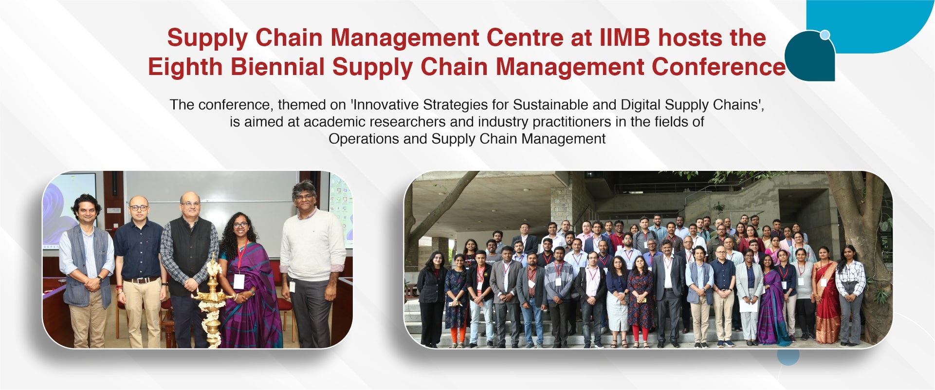Supply Chain Management Centre at IIMB hosts the Eighth Biennial Supply Chain Management Conference