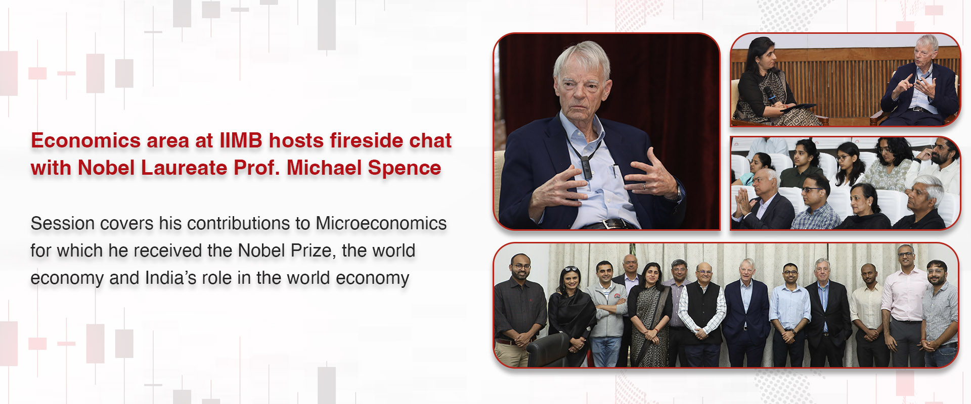 Economics area to host fireside chat on 15th February with Nobel Laureate Prof. Michael Spence