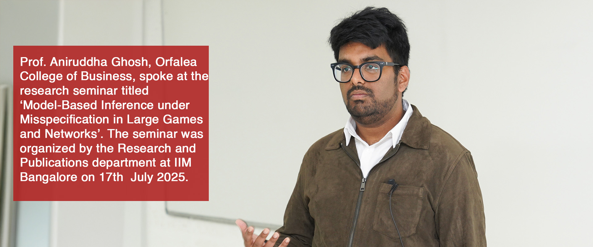 Prof. Aniruddha Ghosh