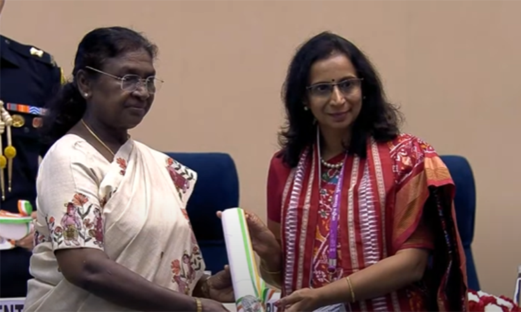 National Teachers’ Award 2025 conferred upon Professor Srivardhini K Jha of IIMB