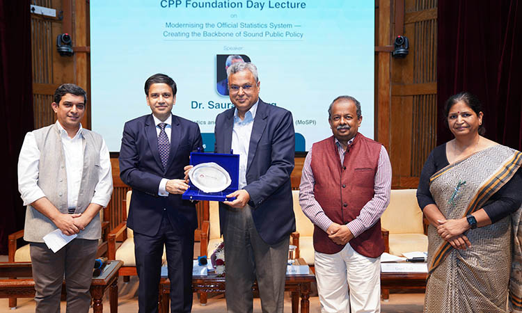 Centre for Public Policy marks 26th Foundation Day with lecture on modernising India's statistics system