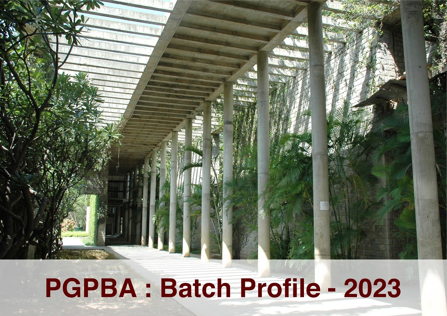 PGPBA 2023 Batch Profile
