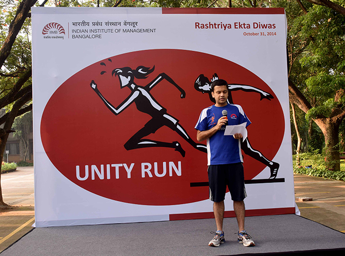 IIMB observes Rashtriya Ekta Diwas with Unity Run