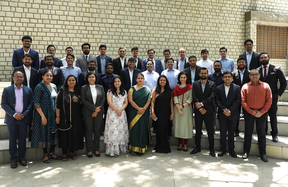 Students from the Executive Post Graduate Programme (EPGP) batch of 2020 at the event.