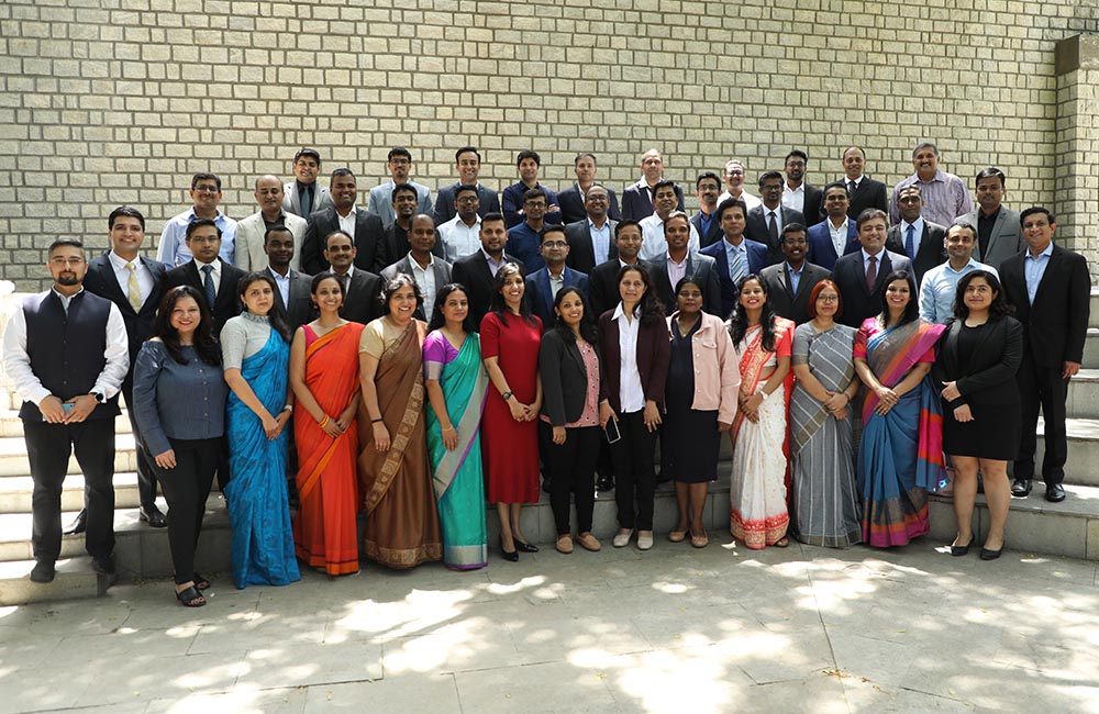 Students from the Post Graduate Programme in Enterprise Management (PGPEM) batch of 2020 at the event.