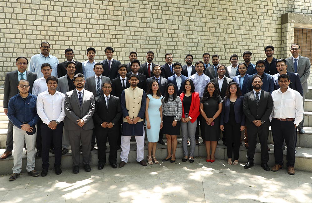Students from the Executive Post Graduate Programme (EPGP) batch of 2021 at the event.