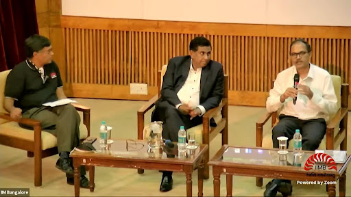 Fireside chat between Prashant Jain of HDFC Mutual Funds and Mathew Cyric of Florintree Advisors being moderated by Prof. Venkatesh Panchapagesan, Chairperson, NSRCEL and faculty in the Finance & Accounting area