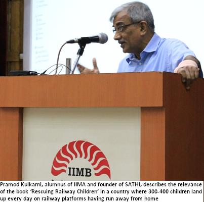 IIMB hosts book launch of ‘Rescuing Railway Children’ on Children’s Day