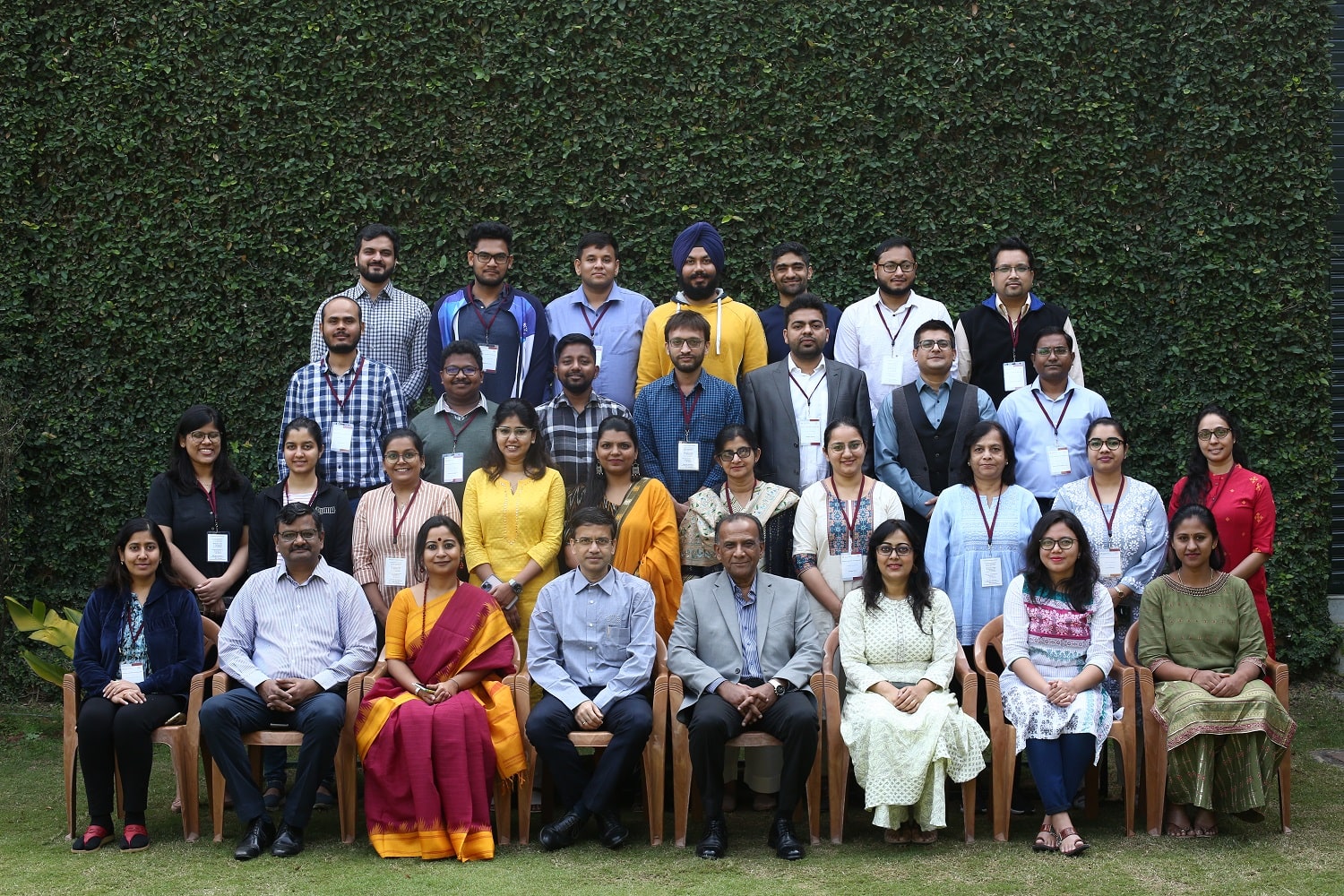 Group photo of the CTL conference participants with the Programme Directors, Prof. Sourav Mukherji (4th from left) and Dr. Arun Pereira (5th from left) and the CTL team.