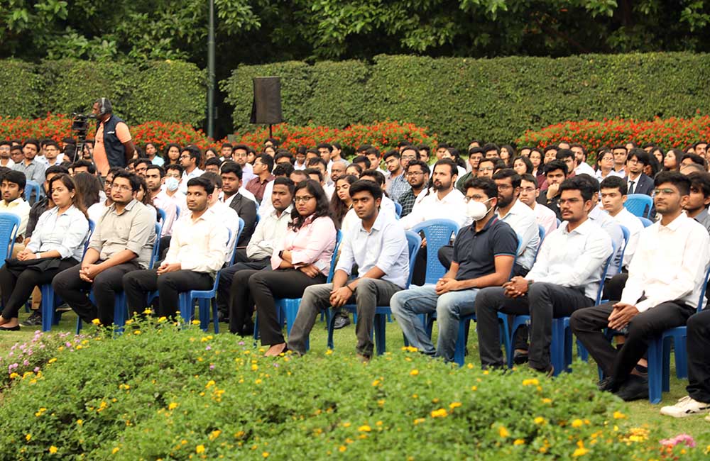  A section of the students during the event.