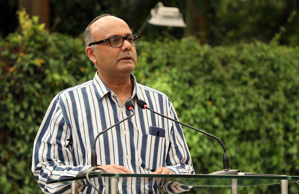 Prof. Chetan Subramanian, Dean, Faculty, during the event.