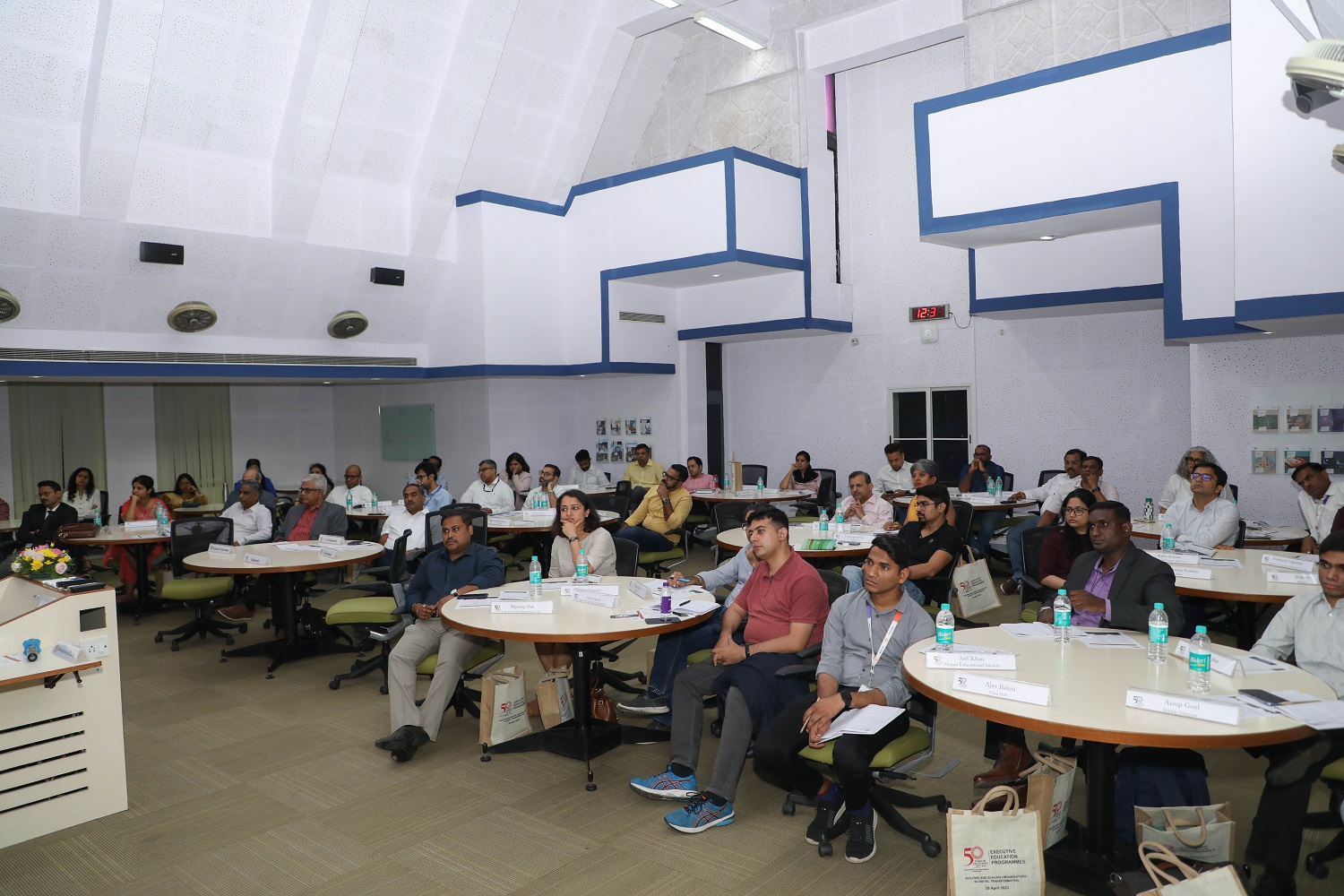 Participants of the ‘Building and Scaling Organizations in Digital Transformation’ conference, hosted by the Office of Executive Education Programmes at IIM Bangalore, on 29th April 2023.