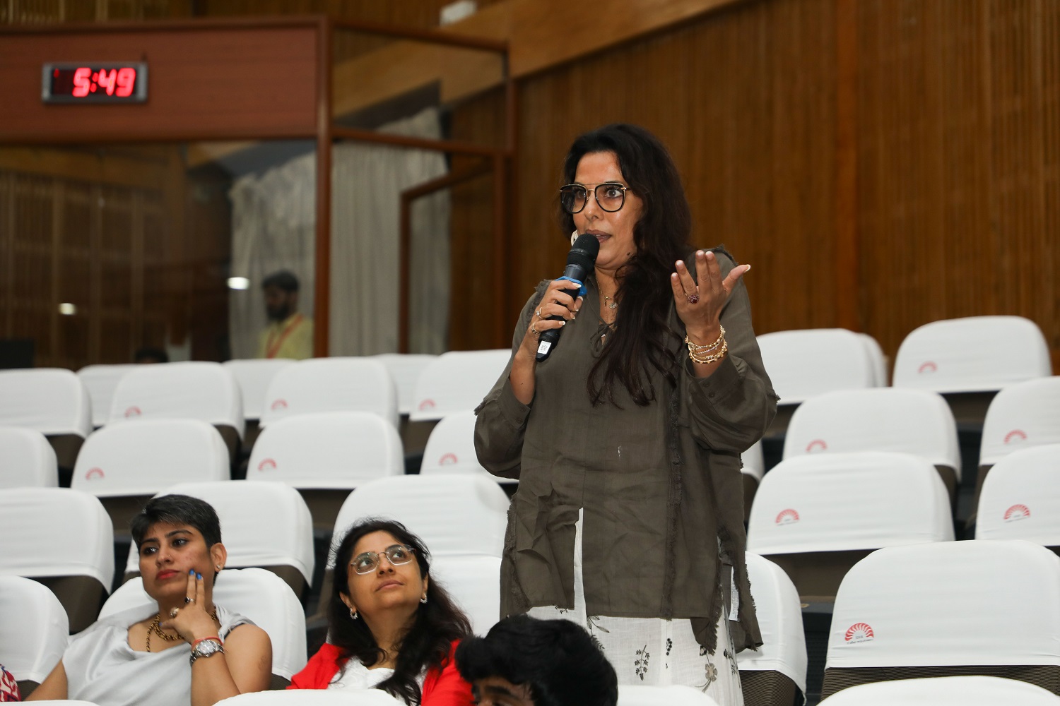 Justice Hegde’s speech was followed by a Q&A session with the audience.