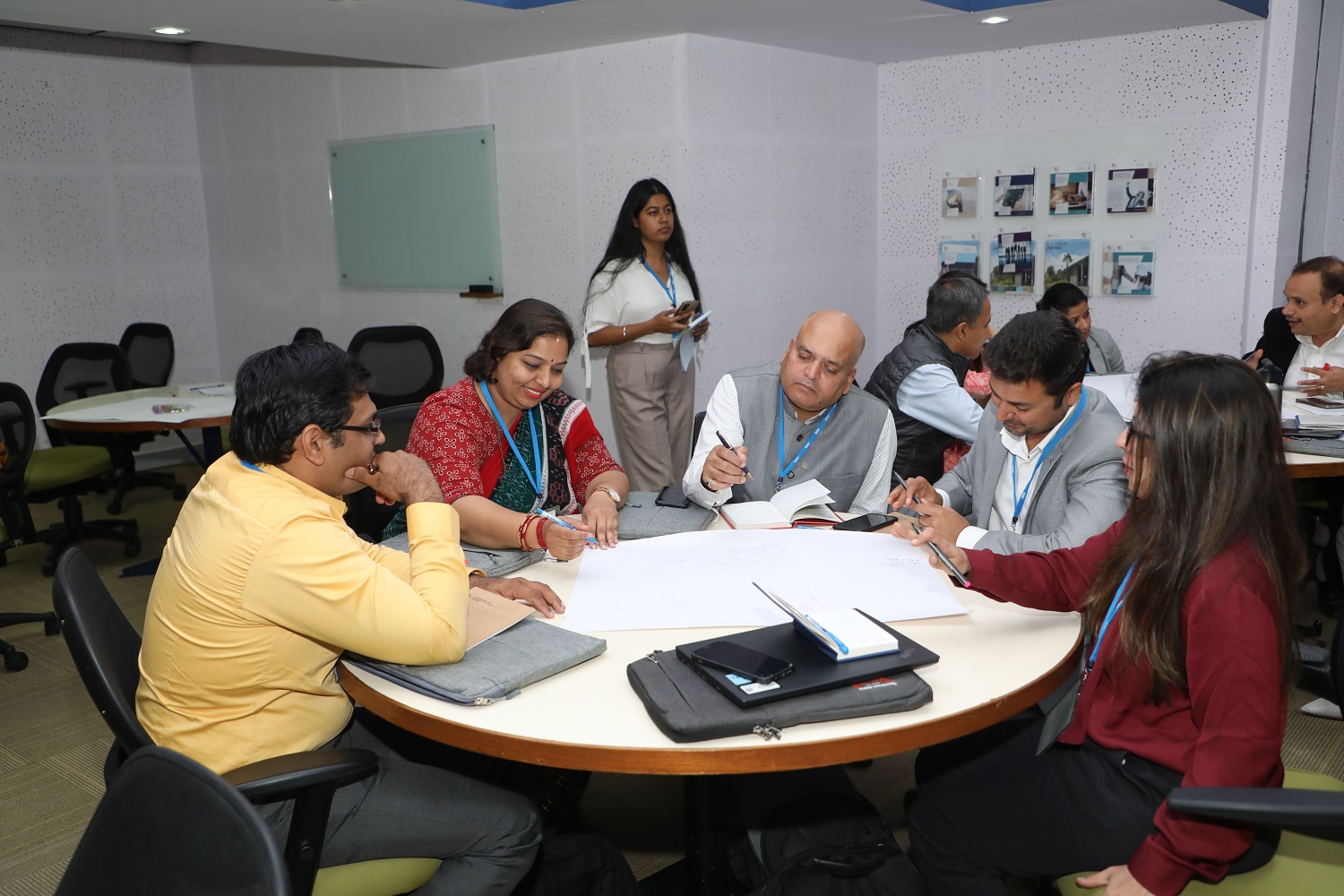 Arvind Soundarajan, Senior Manager, Human Resources, IIM Bangalore at the conclave, which was conducted in a ‘bistro-format’ to aid group learning.