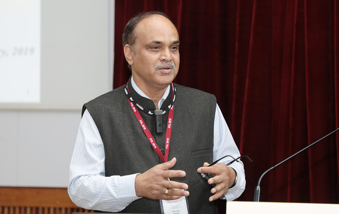 Dr. Pravakar Rath, Professor, Mizoram University, speaks on ‘Future of LIS Education in India: Opportunities and Challenges in Global Context’.