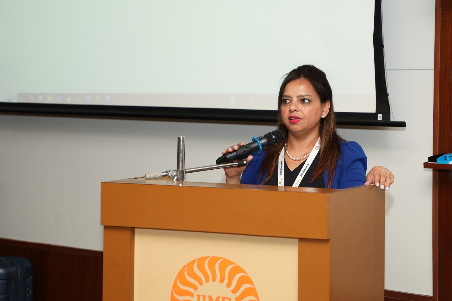Deepa Agarwal, Chartered Accountant; Member, Accounting Standards Board, The Institute of Chartered Accountants of India, speaks on ‘Preparing for Succession’, during the event.