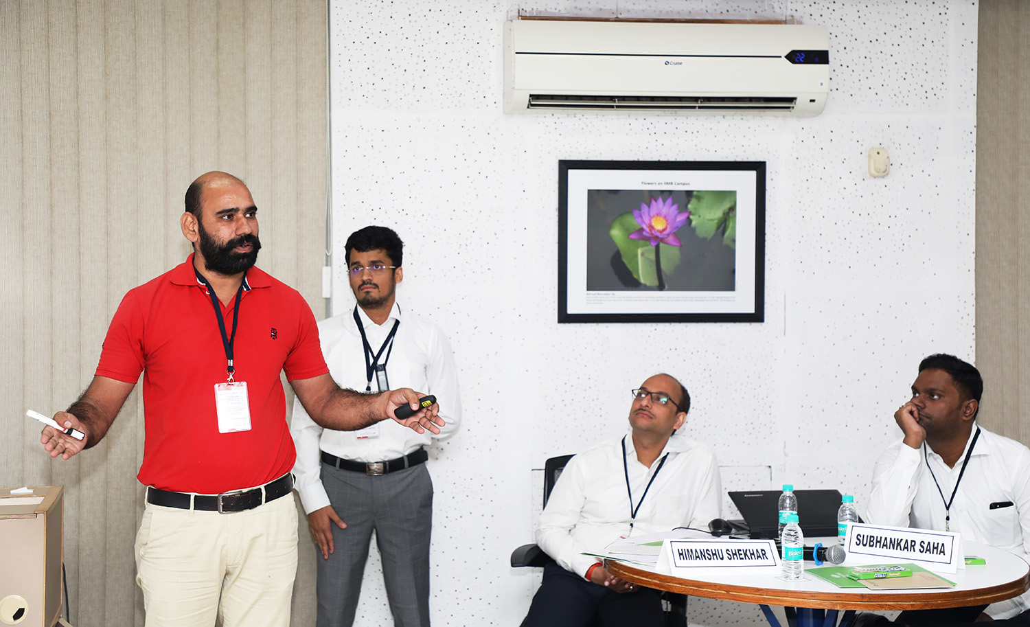 A snapshot of the Participants at the workshop.