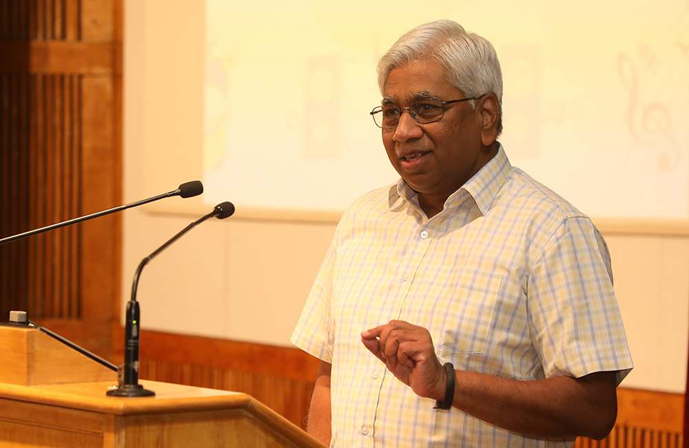 Prof. Rajendra K Bandi, Dean, Administration, at Pehel 2022.