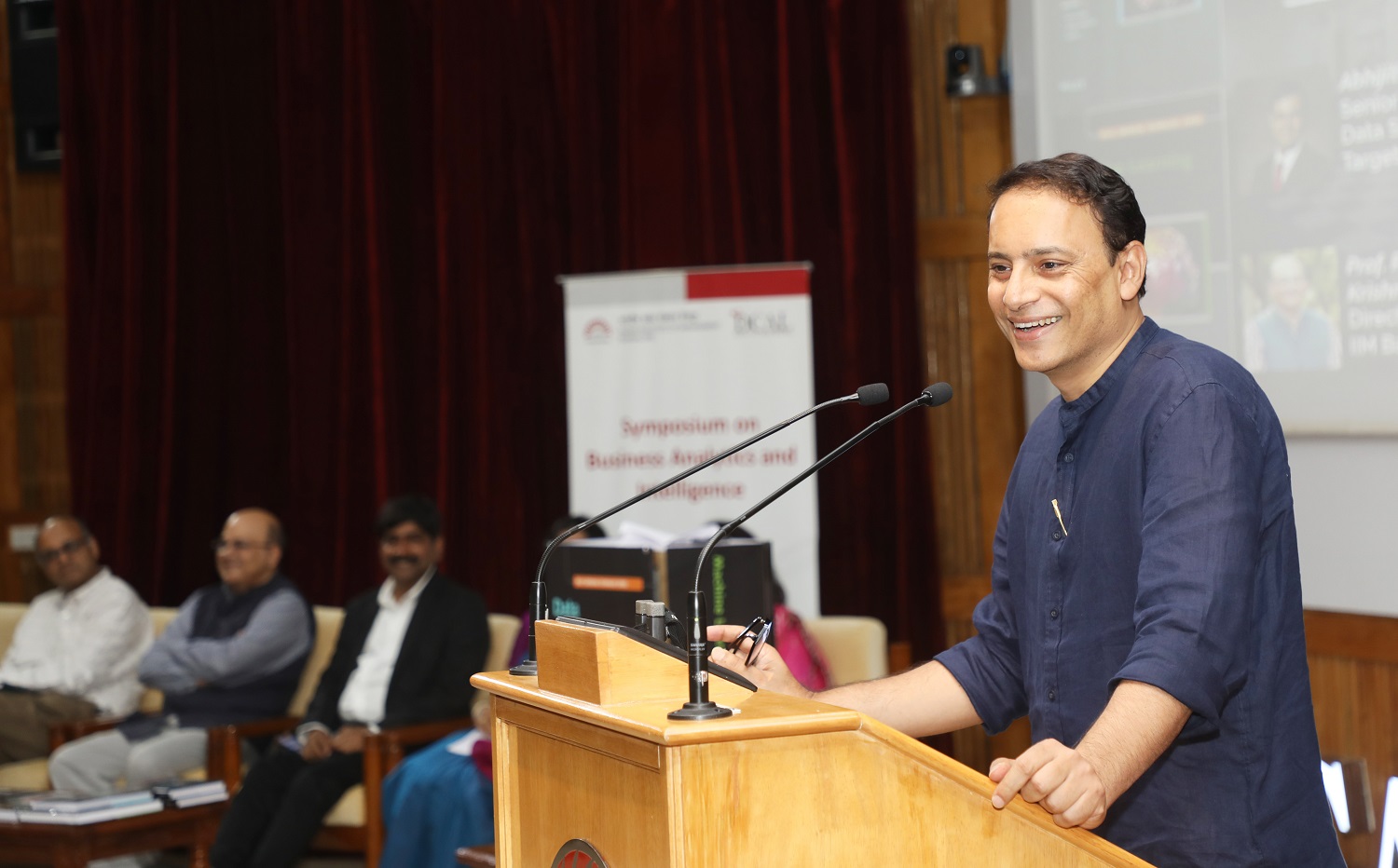 Ameen Haque, Founder, Storywallahs, speaks at the book release.