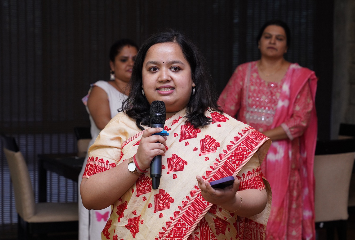 Ashapurna Das, Pre-doc Fellow (OB & HRM), who is set to pursue an MPhil at the University of Cambridge, reflected on her transformative journey, describing how the NSR Pre-doc programme and mentorship from Prof. Apurva helped her move from feeling like a “helium balloon with no direction” to finding clarity and academic purpose.