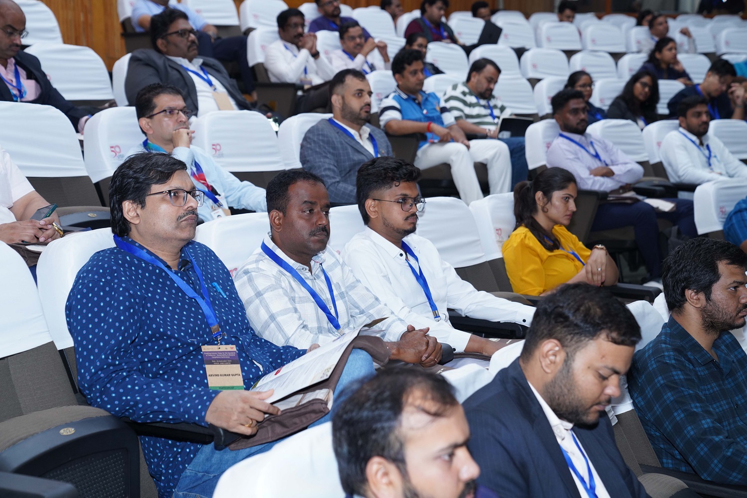 A section of the audience during the event.
