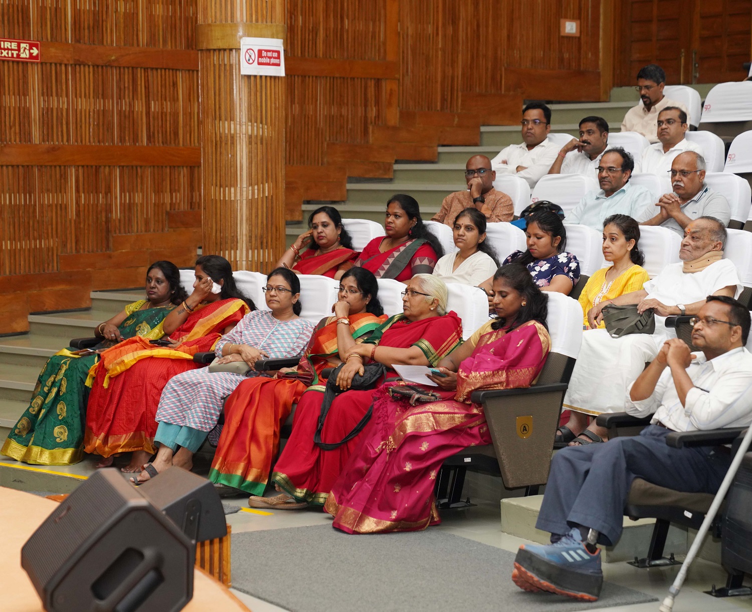 Snapshot of the audience during the event.