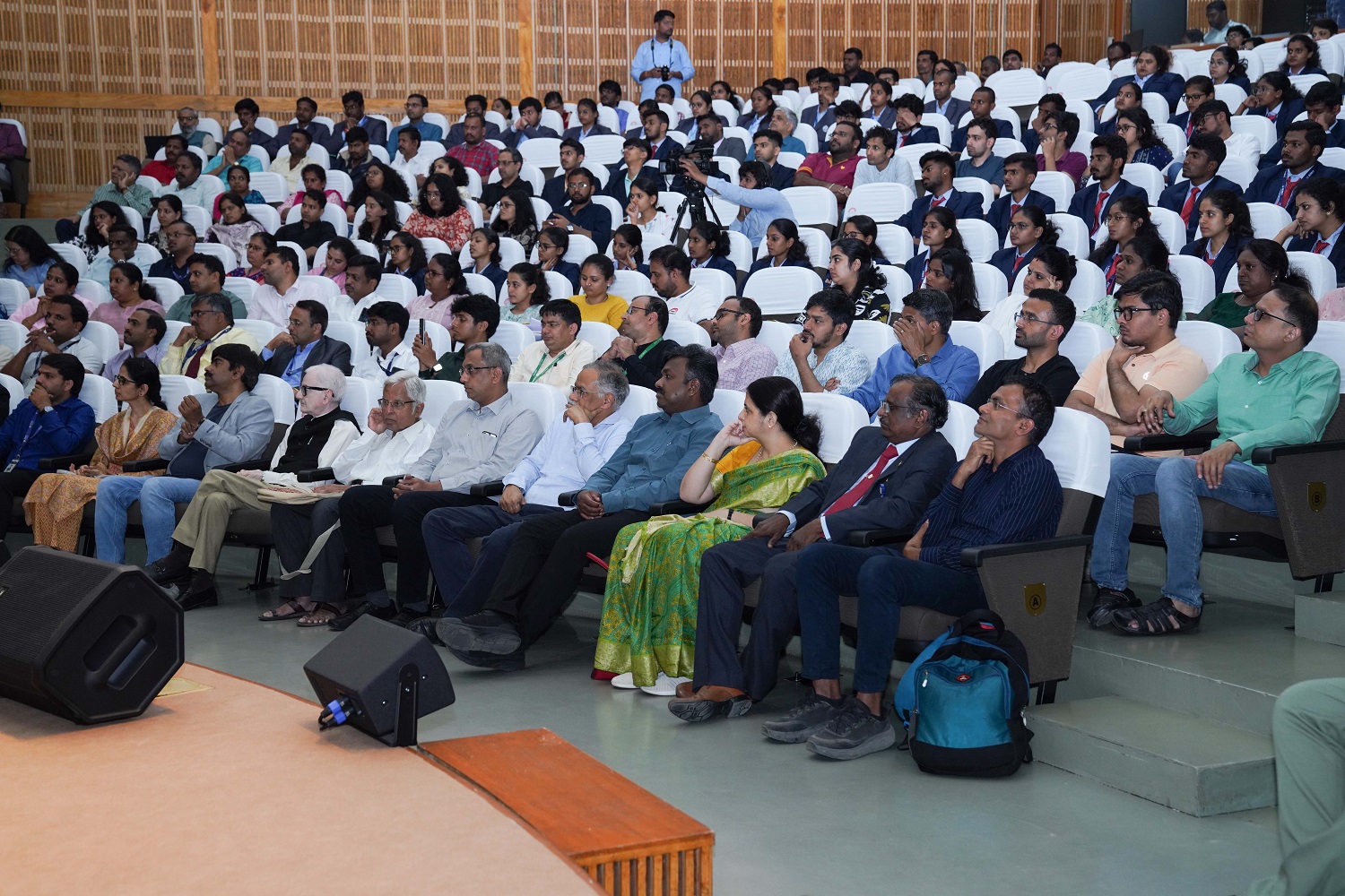 A section of the audience during the lecture.