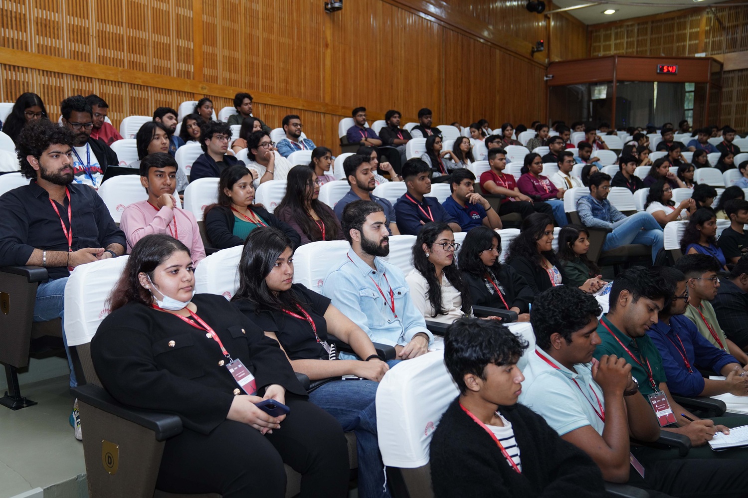 A photo of participants inside the auditorium during one of the engaging sessions.