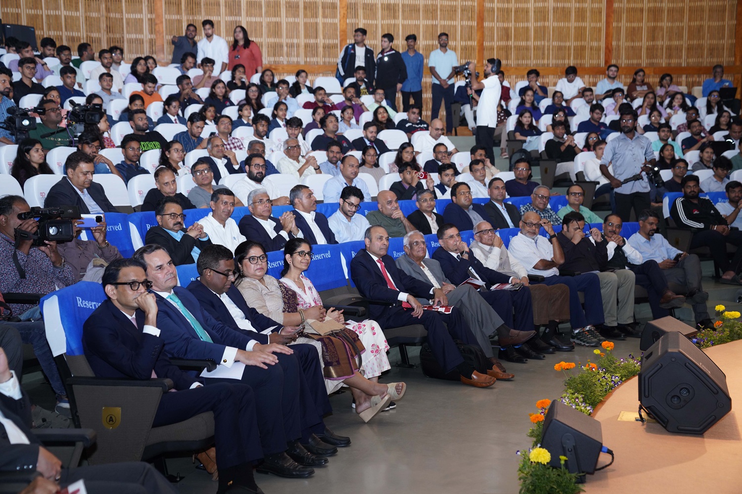 A section of the during the event.