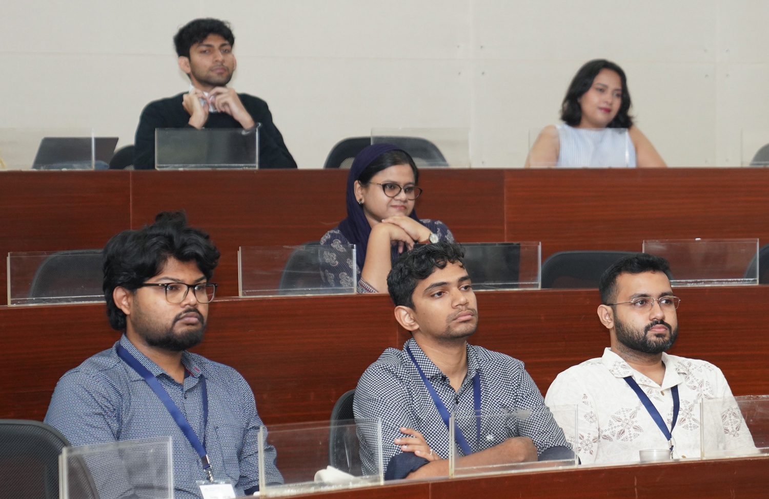 A section of the audience during the talk by Prof. Arun Chandrasekhar.